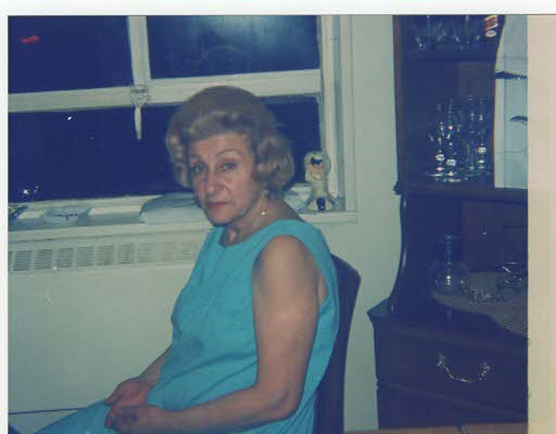 Mom in front of window